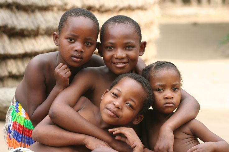 Rural African children.